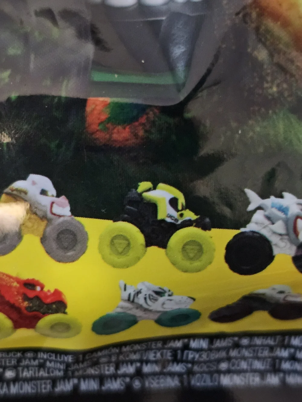 Monster Jam Mini Jams Series 21 Rare Chase JCB Digatron Monster Truck Toy 1:87